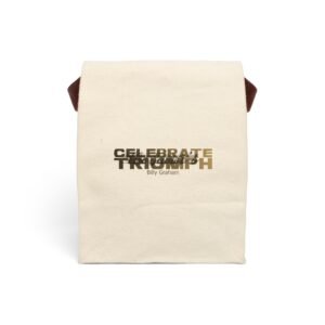 Divine inspiration: Celebrate the Savior's triumph, Canvas Lunch Bag With Strap, for snacks and three-course meals, your food