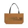 Divine inspiration: Renewed faith in Christ, Weekender Tote Bag, light purchases, light luggage, easter religious gift, light brown bag - Image 2