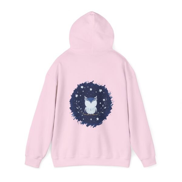 Cute Owl Urban Hoodie, Unisex Heavy Blend Sweatshirt, Cozy Hipster Jumper, Trendy Animal Hoody, Fashionable Pullover, Stylish Bird Outerwear - Image 47