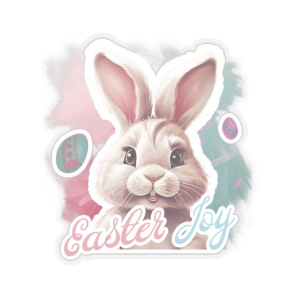 Easter Bunny, Easter Joy, Kiss-Cut Stickers, transparent and white stickers, sticker bunny print, funny stickers - Image 7