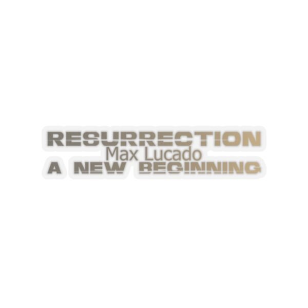 Divine inspiration: Resurrection a new beginning, Kiss-Cut Stickers, transparent and white stickers, religious phrases stickers - Image 7