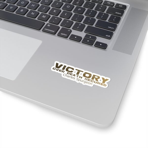 Divine inspiration: Victory over death secured, Kiss-Cut Stickers, transparent and white stickers, religious phrases stickers - Image 11