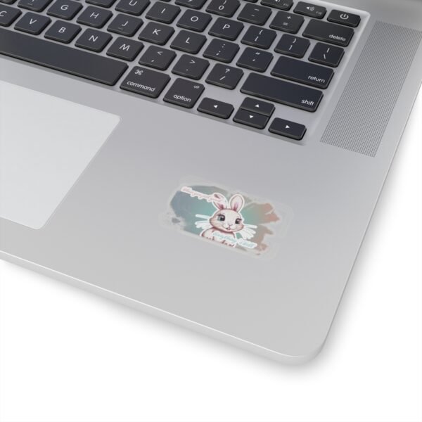 Easter Bunny, when you feel good, everything's well, Kiss-Cut Stickers, transparent and white stickers, sticker bunny print, funny stickers - Image 2