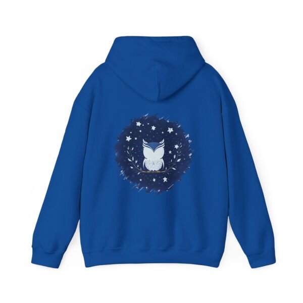 Cute Owl Urban Hoodie, Unisex Heavy Blend Sweatshirt, Cozy Hipster Jumper, Trendy Animal Hoody, Fashionable Pullover, Stylish Bird Outerwear - Image 38