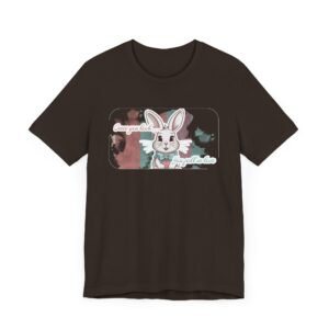 Easter Bunny, Once you look, You fall in love, Unisex Jersey Short Sleeve Tee, T-Shirt Bunny Print, Bella Canvas 3001