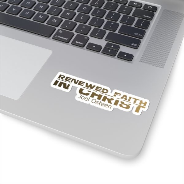 Divine inspiration: Renewed faith in Christ, Kiss-Cut Stickers, transparent and white stickers, religious phrases stickers - Image 17