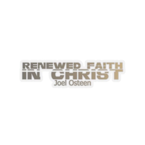 Divine inspiration: Renewed faith in Christ, Kiss-Cut Stickers, transparent and white stickers, religious phrases stickers - Image 19