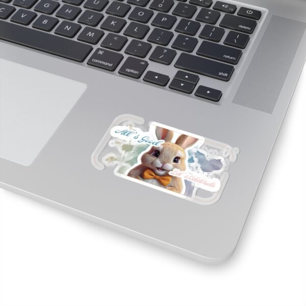 Easter Bunny, All's good, Let's celebrate, Kiss-Cut Stickers, transparent and white stickers, sticker bunny print, funny stickers - Image 11