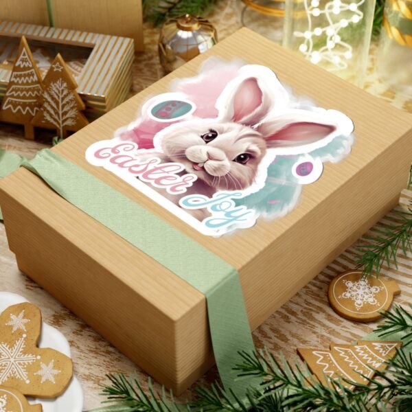 Easter Bunny, Easter Joy, Kiss-Cut Stickers, transparent and white stickers, sticker bunny print, funny stickers - Image 24