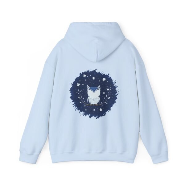 Cute Owl Urban Hoodie, Unisex Heavy Blend Sweatshirt, Cozy Hipster Jumper, Trendy Animal Hoody, Fashionable Pullover, Stylish Bird Outerwear - Image 26
