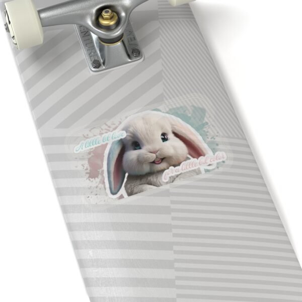 Easter Bunny, A little bit love, A little bit color, Kiss-Cut Stickers, transparent and white stickers, sticker bunny print, funny stickers - Image 20