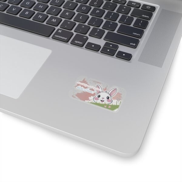 Easter Bunny, You are looking for me, Here I am, Kiss-Cut Stickers, transparent and white stickers, sticker bunny print, funny stickers - Image 2