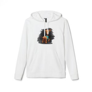 OrigamiStyle Urban Hoodie – Limited Edition, Bold Giraffe Design, Soft & Stylish for Every Adventure