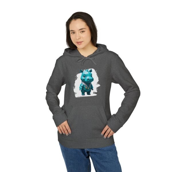 OrigamiStyle Urban Hoodie – Limited Edition, Bold Hippopotamus Design, Soft & Stylish for Every Adventure - Image 7