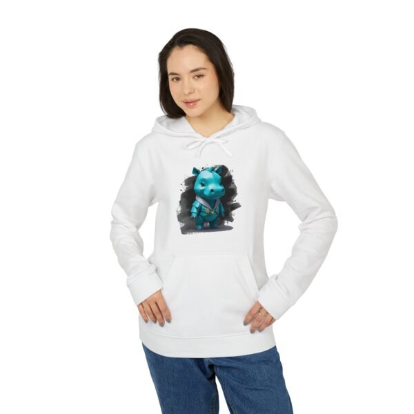 OrigamiStyle Urban Hoodie – Limited Edition, Bold Hippopotamus Design, Soft & Stylish for Every Adventure - Image 3