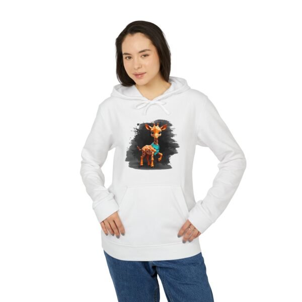 OrigamiStyle Urban Hoodie – Limited Edition, Bold Giraffe Design, Soft & Stylish for Every Adventure - Image 3
