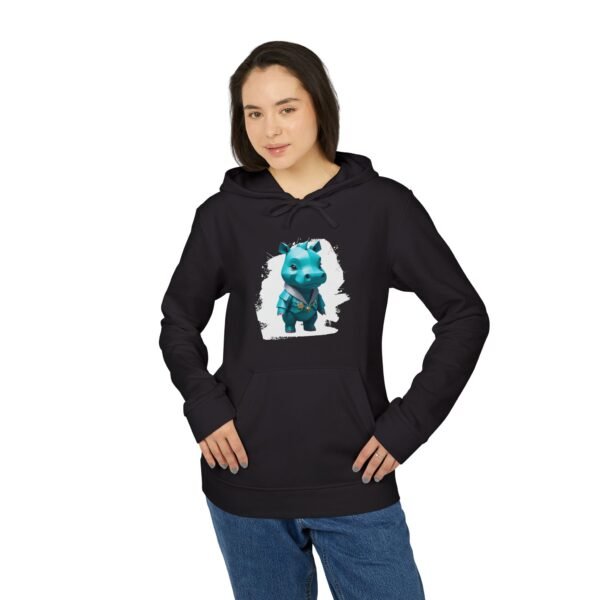 OrigamiStyle Urban Hoodie – Limited Edition, Bold Hippopotamus Design, Soft & Stylish for Every Adventure - Image 11
