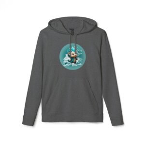 OrigamiStyle Urban Hoodie – Limited Edition, Bold Porcupine Design, Soft & Stylish for Every Adventure