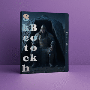 Sketchbook Mythic Relics – Warrior in ancient armor cover