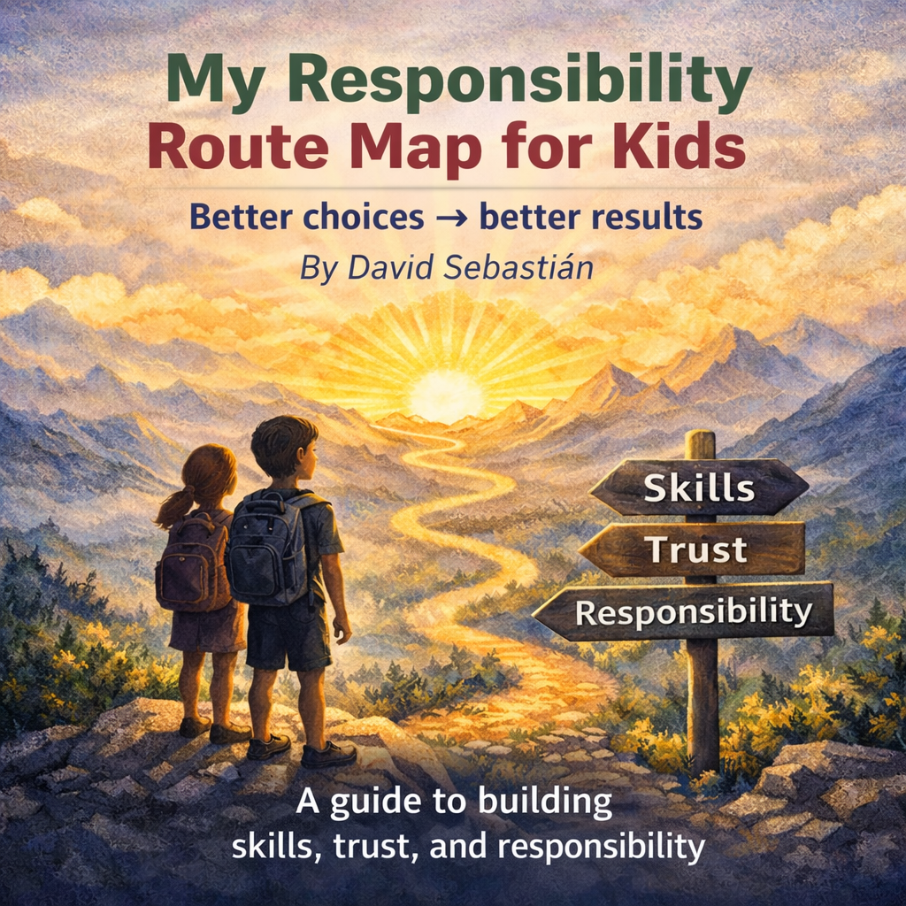 My Responsibility Route Map for Kids book cover teaching skills, trust, and responsibility